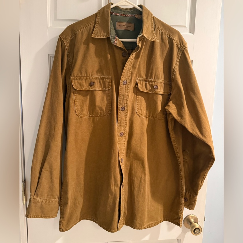 Olive & Oak Green and Brown Cotton Shirt